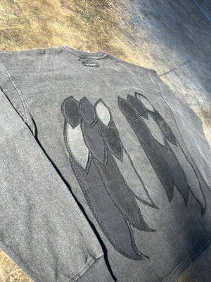 Triple Black Freedom Wings Tee
