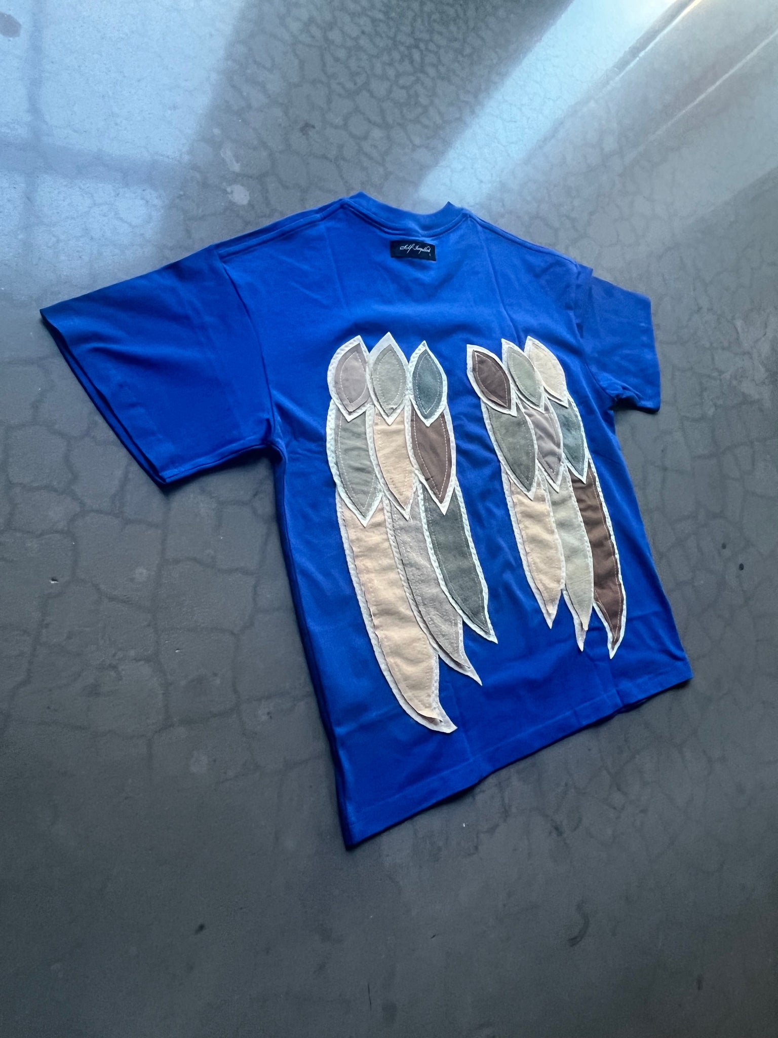 Rust Denim Freedom Wings Tee