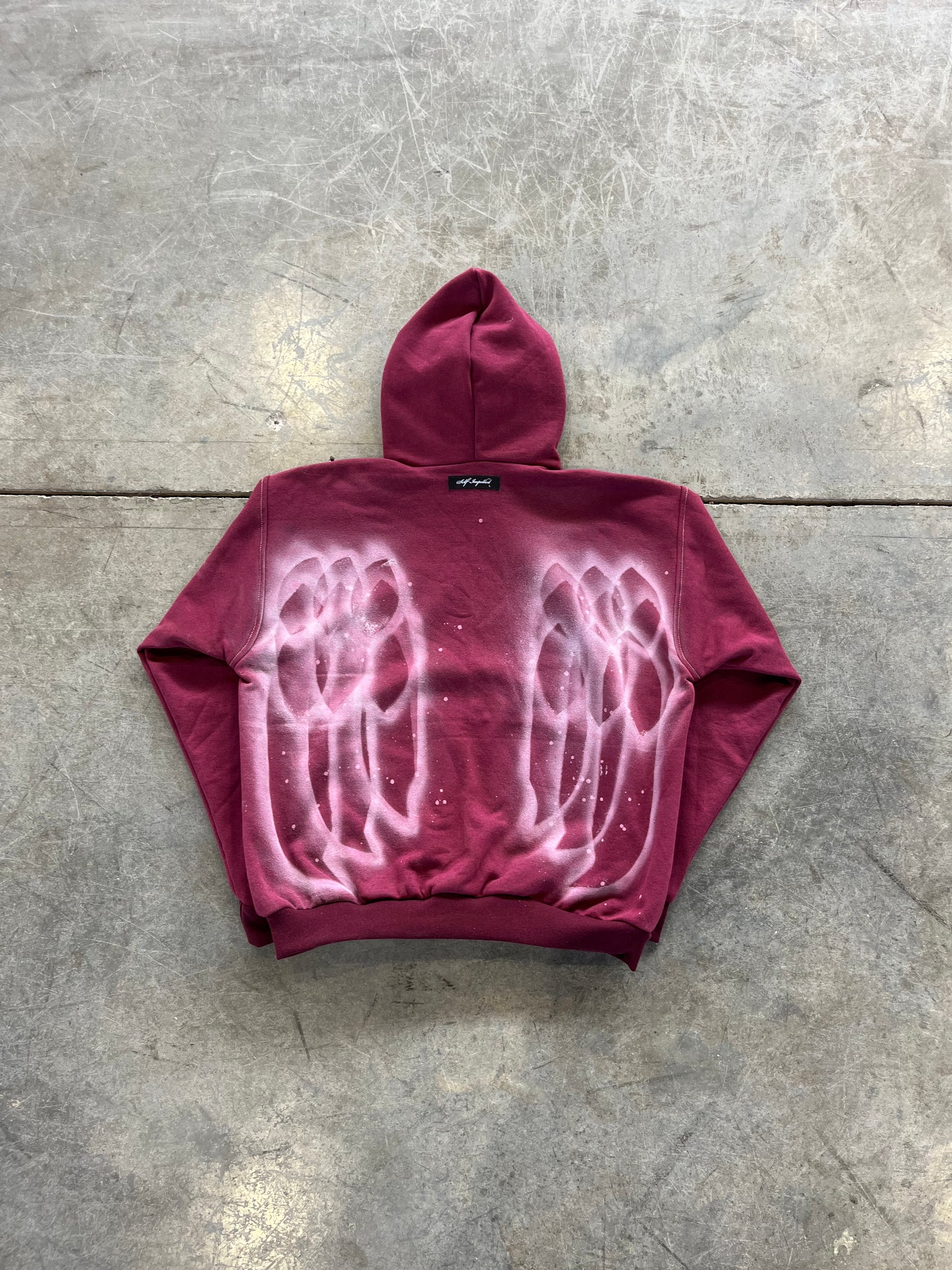 Airbrush Freedom Wings Hoodie