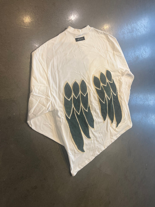 Freedom Wings Olive Denim Tee