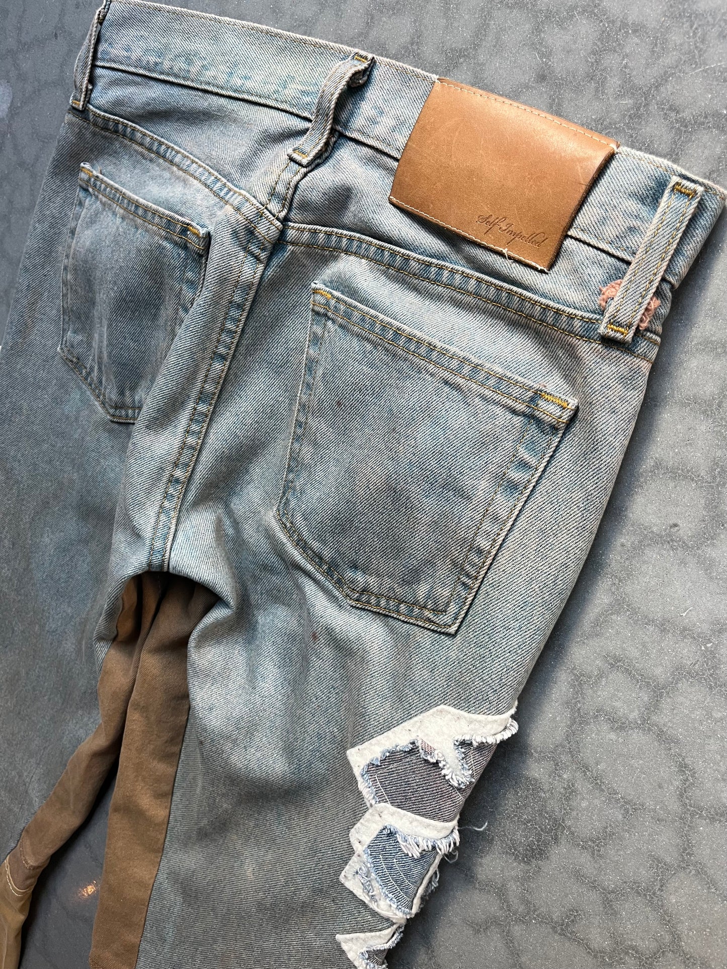 Rust Denim Jeans