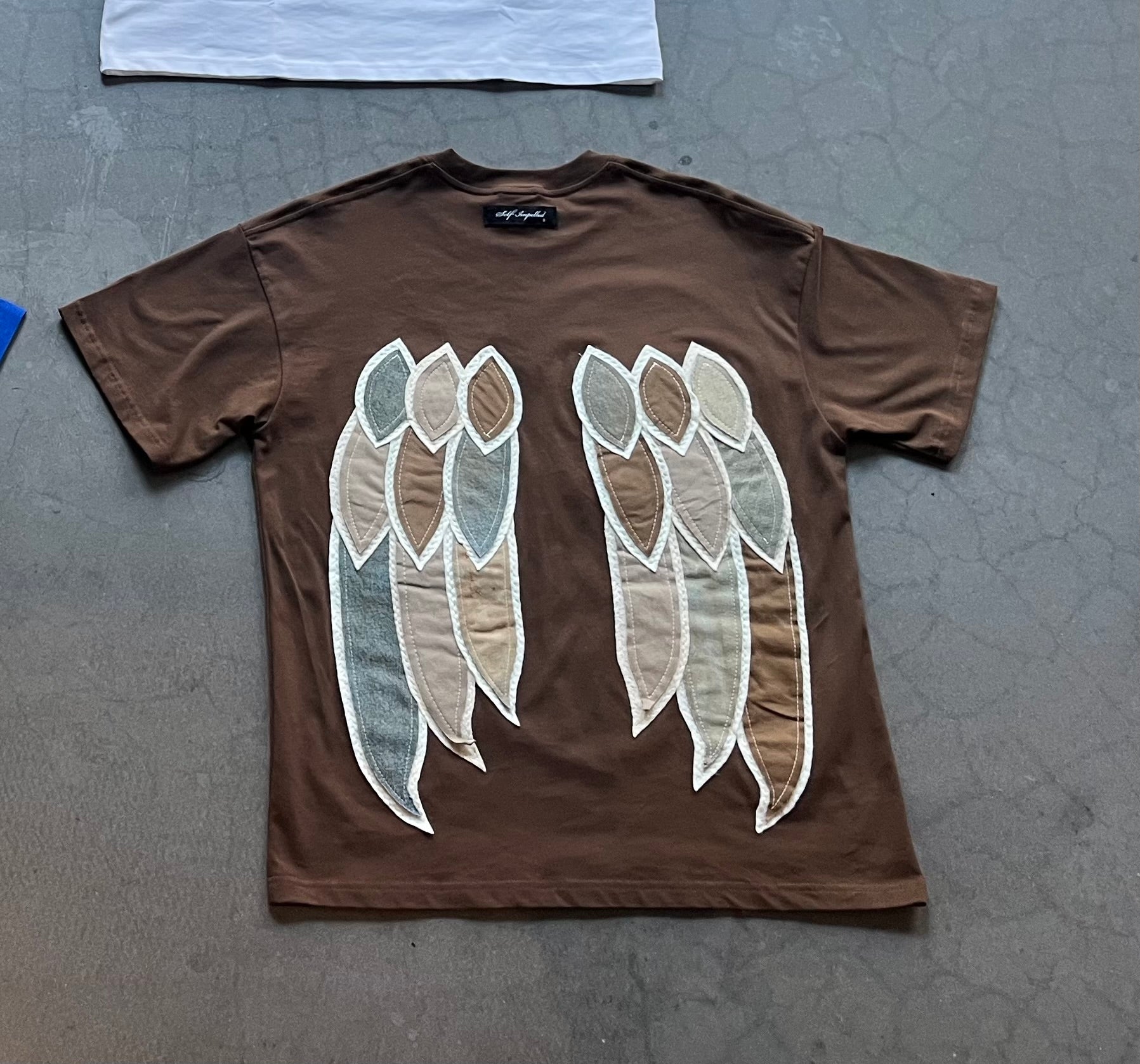 Rust Denim Freedom Wings Tee