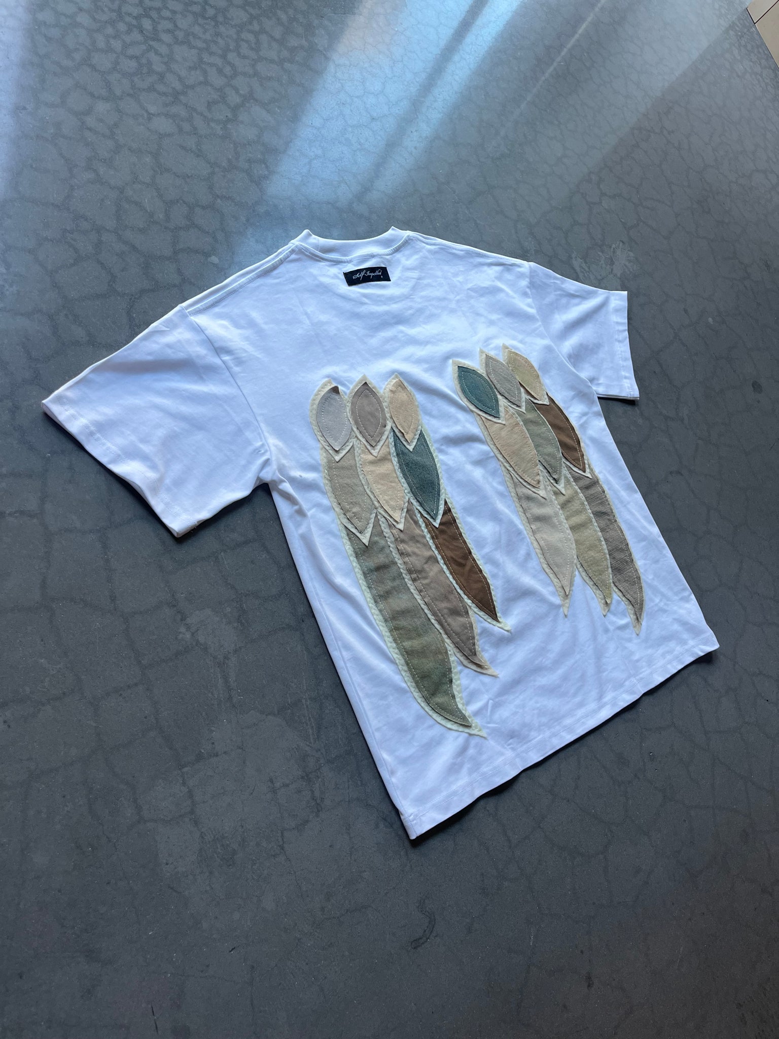 Rust Denim Freedom Wings Tee
