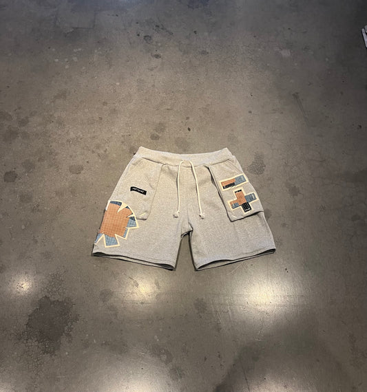 Men’s Waffle Denim Sweat Shorts