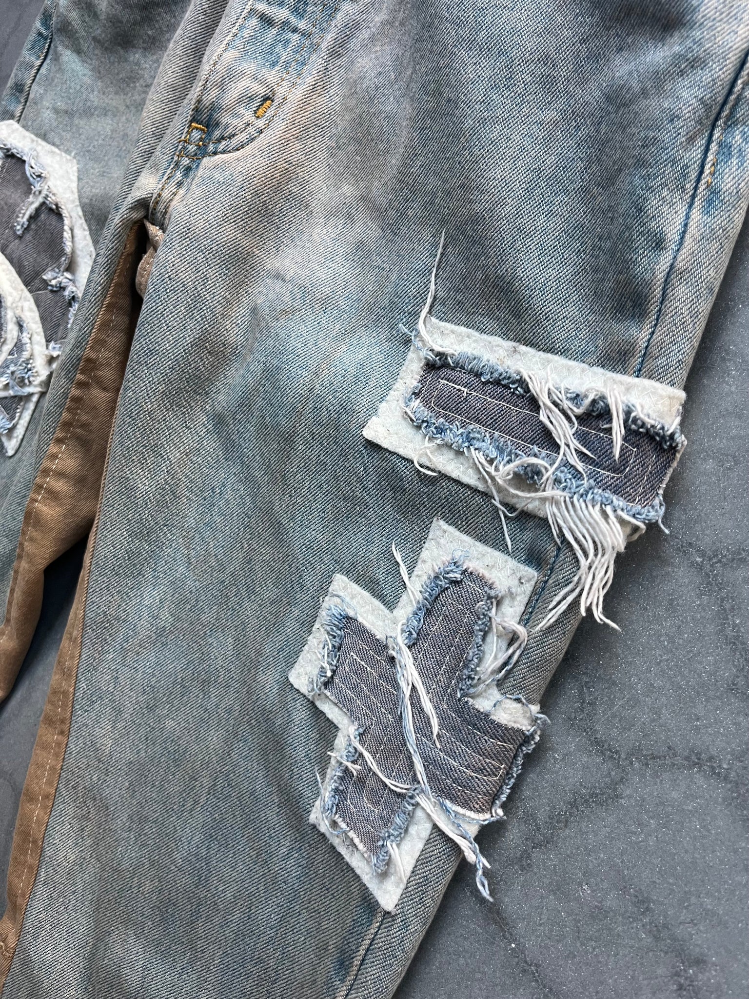 Rust Denim Jeans